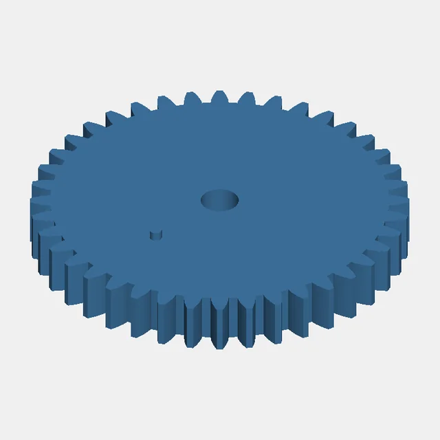 Large gear, as built